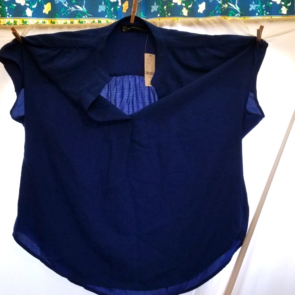 Blouse royal blue NY & Co.